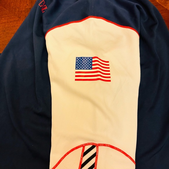 Helly Hansen Official US Ski Team base layer long sleeve wUSA Flag logo on arm - Picture 8 of 9